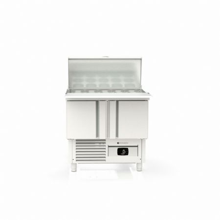 Saladette réfrigérée positive 2 portes pleines 200 L - Coreco - MFS-100