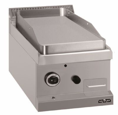 Plaque  snacker gaz  poser surface lisse 350x570mm - Profondeur 700mm