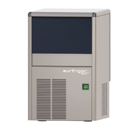 Machine à glaçons creux 20kg/24h condenseur à eau et réserve de 4kg