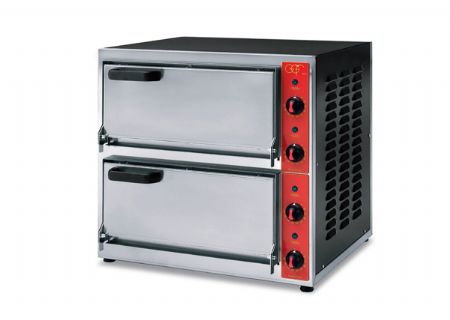 Four à pizza électrique professionnel monophasé ou triphasé 2 chambres 2 pizzas Ø 40 cm - GGF - MICRO 2 Four à pizza électrique professionnel monophasé ou triphasé 2 chambres 2 pizzas Ø 40 cm - GGF - MICRO 2