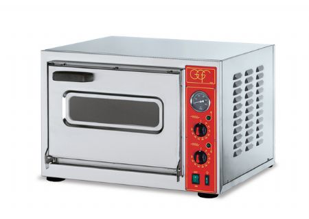 Four à pizza électrique professionnel monophasé 1 chambre vitrée 1 pizza Ø 40 cm - GGF - MICRO H22 Four à pizza électrique professionnel monophasé 1 chambre vitrée 1 pizza Ø 40 cm - GGF - MICRO H22