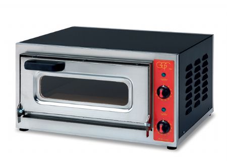 Four à pizza électrique professionnel monophasé 1 chambre vitrée 1 pizza Ø 40 cm - GGF - MICRO V Four à pizza électrique professionnel monophasé 1 chambre vitrée 1 pizza Ø 40 cm - GGF - MICRO V