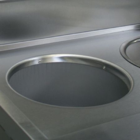 Friteuse professionnelle gaz 1 cuve ronde mécanique 13 litres 16 kW - Diamond Promo - MIKA/1-MC