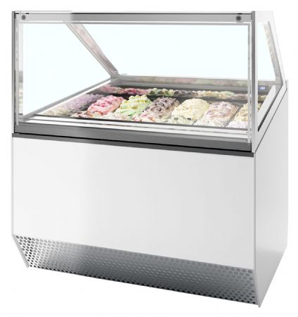 Vitrine réfrigérée de glacier ventilée 24 bacs -20 à -14 °C - Tefcold - MILLENNIUM ST12