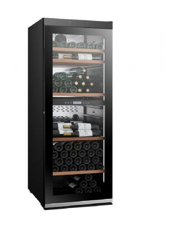 Cave  vins de vieillissement connecte  1 porte vitre - 193 bouteilles