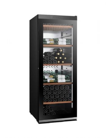 Cave  vins de vieillissement connecte  1 porte vitre - 204 bouteilles