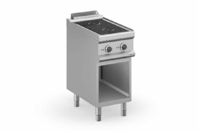 Cuisinire  induction sur armoire ouverte 2 zones de chauffe - Profondeur 700mm