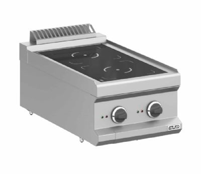 Cuisinire  induction  poser 2 zones de chauffe - Profondeur 700mm