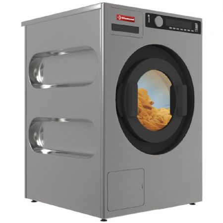 Buanderie Lave-Linges Inox-Titanium avec pompe de décharge 8 kg 595x700x865 mm - Diamond Promo - ML80-NP