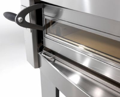 Four à pizza large électrique 1 chambre 9x350mm triphasé