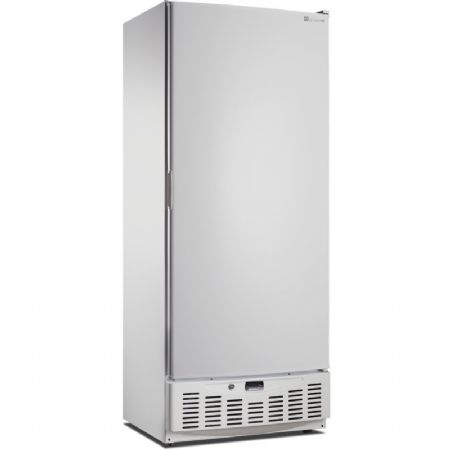 Armoire positive ventilée GN2/1 et 600x400 avec 1 porte pleine et intérieur plastique - 455-525 litres