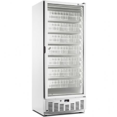 Armoire réfrigérée négative 1 porte pleine blanche 442 L - Marecos - MM5N-PV