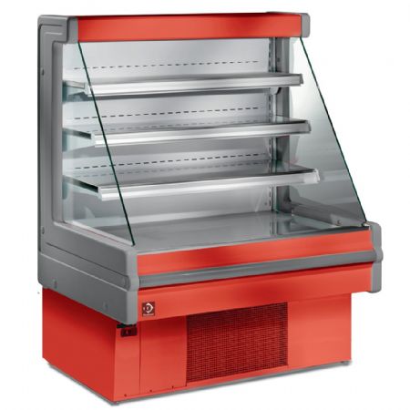 Vitrine libre service murale ventilée 1200 mm 3 tablettes réglables - Diamond - MN12B-B1/R2 Vitrine libre service murale ventilée 1200 mm 3 tablettes réglables - Diamond - MN12B-B1/R2