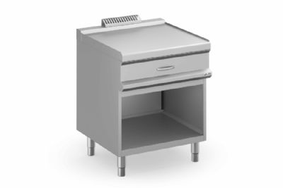 Element neutre sur armoire ouverte avec tiroir - Profondeur 700mm
