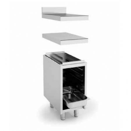 Meuble Bas de Rangement Inox 1 porte 1 tiroir 400x700x850 mm - Eratos - MNCG70GN Meuble Bas de Rangement Inox 1 porte 1 tiroir 400x700x850 mm - Eratos - MNCG70GN