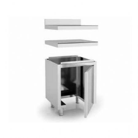 Meuble Bas de Rangement Inox 600x600x850 mm - Eratos - MNSE60