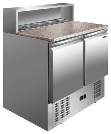 Meuble à Pizzas monophasé 2 portes pleines 2 à 8 °C - Redfox - MP 902 Meuble à Pizzas monophasé 2 portes pleines 2 à 8 °C - Redfox - MP 902