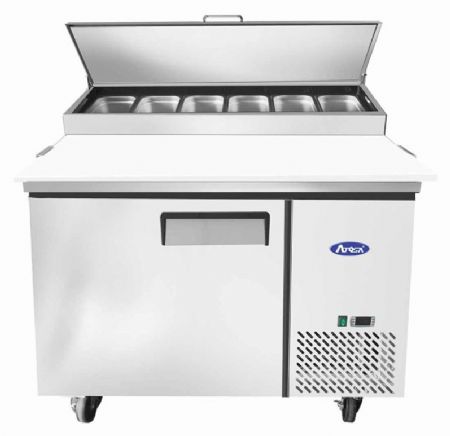 TABLE PREPARATION A PIZZAS 1 PORTE X6 BACS GN1/3 - Atosa - MPF8201GR TABLE PREPARATION A PIZZAS 1 PORTE X6 BACS GN1/3 - Atosa - MPF8201GR
