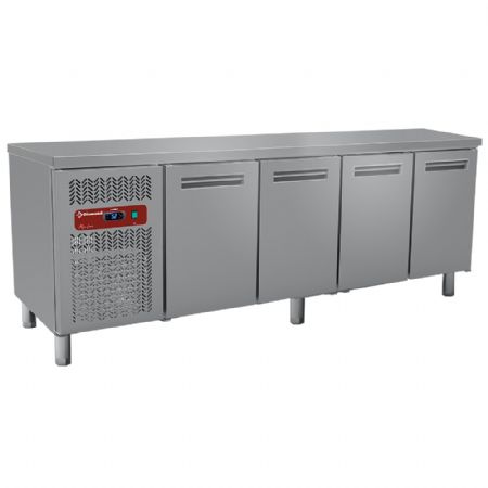 Table desserte réfrigérée ventilée 4 portes pleines GN 1/1 capacité 550 L - Diamond Promo - MR4/R2 Table desserte réfrigérée ventilée 4 portes pleines GN 1/1 capacité 550 L - Diamond Promo - MR4/R2