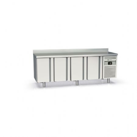 Table desserte réfrigérée positive 4 portes pleines 543 L - Coreco - MRG-250