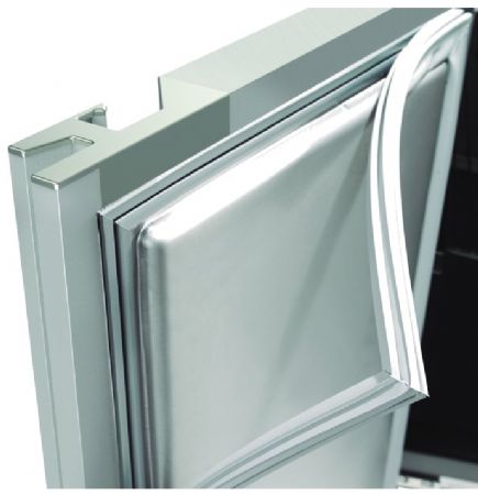 Meuble pâtissier positif avec 2 portes pleines - 1495x800x850 mm