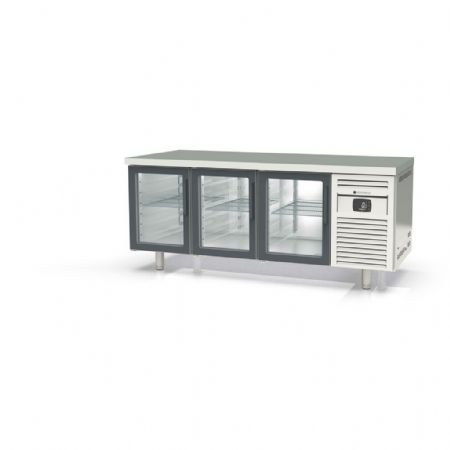 Tour réfrigéré pâtissier positif 3 portes vitrées 562 L - Coreco - MRPV-200