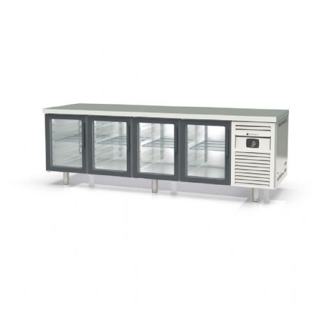 Tour réfrigéré pâtissier positif 4 portes vitrées 761 L - Coreco - MRPV-250