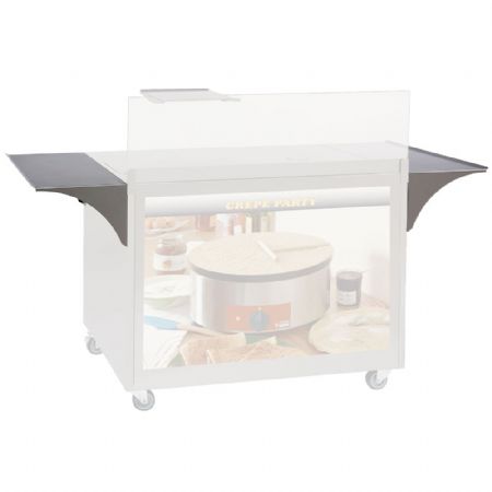 Tablette laterale en inox