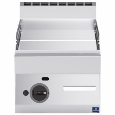 Plancha gaz de table surface chromée lisse puissance 5,7 kW - 650 x 400 x 300 mm Plancha gaz de table surface chromée lisse puissance 5,7 kW - 650 x 400 x 300 mm