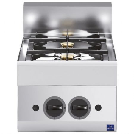 Fourneau profondeur 650 à gaz 2 brûleurs 8,6 kW - Virtus - MS654PCGT