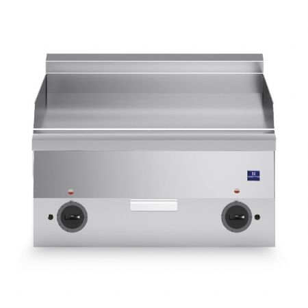 Plaque à snacker pro profondeur 600 triphasée 6 kW chromée lisse - Virtus - MS66FTECRT