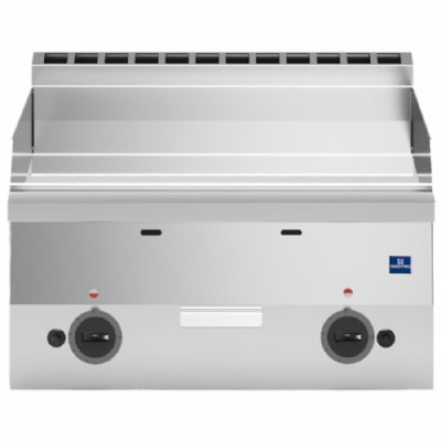 Plancha gaz de table surface lisse chrom�e puissance 10,4 kW