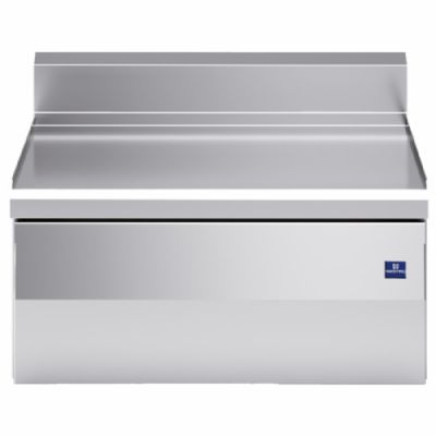 Élément neutre inox avec tiroir de table - 600 x 600 x 300 mm Élément neutre inox avec tiroir de table - 600 x 600 x 300 mm