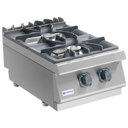 Fourneau profondeur 700 Plan de cuisson à gaz de table, 2 brûleurs, Gaz, 13 kW - Virtus - MS74PCGT Fourneau profondeur 700 Plan de cuisson à gaz de table, 2 brûleurs, Gaz, 13 kW - Virtus - MS74PCGT