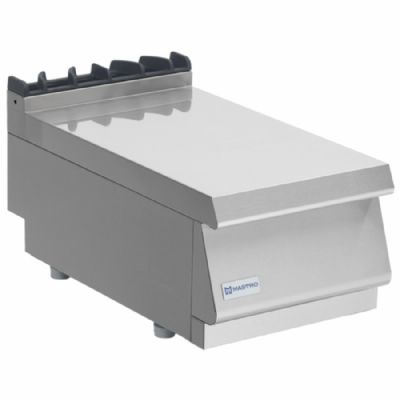 Élément neutre de table en inox à poser - format 730 x 400 x 300 mm Élément neutre de table en inox à poser - format 730 x 400 x 300 mm