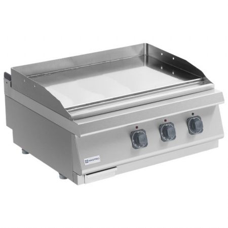 Plaque à snacker pro profondeur 700 électrique de table lisse chromée Triphasé 7.2 kW - Virtus - MS78FTECRT Plaque à snacker pro profondeur 700 électrique de table lisse chromée Triphasé 7.2 kW - Virtus - MS78FTECRT