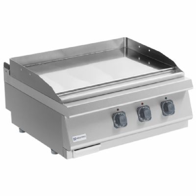 Plaque de cuisson �lectrique de table surface lisse chrom�e puissance 7,2 kW - 730 x 800 x 300 mm