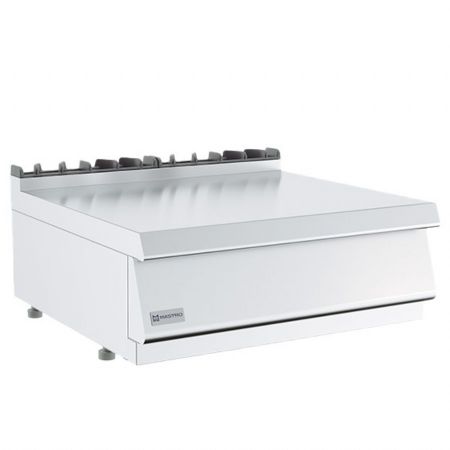 Élément neutre ligne de cuisson 700 de table en fonte émaillée 800x730x300 mm - Virtus - MS78PLT