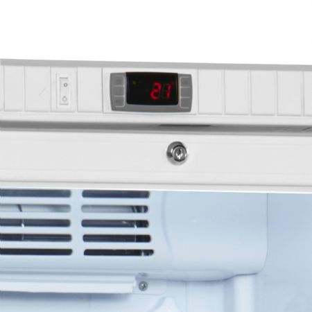 Réfrigérateur médical 1 porte vitrée blanc 260 L +2 à +10 °C - Tefcold - MSU300