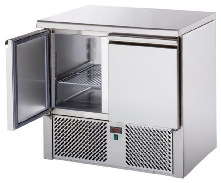 Lave main inox professionnel 2 portes positif - Nosem - MTA2P-2