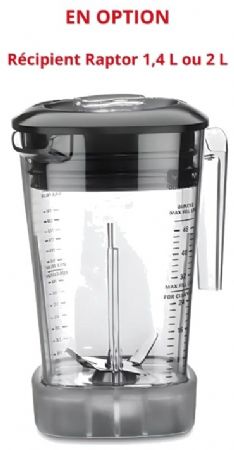 Blender de bar à interrupteur à bascule avec bol copolyester de 1,4 L - 1500 W