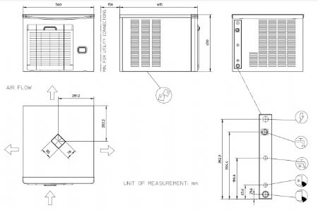 Machine � glace professionnelle supergrains avec groupe � air Gaz R290