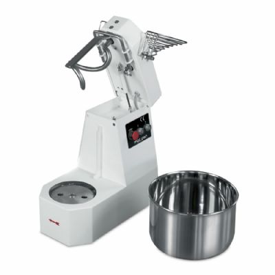 Pétrin à spirale 32L 1 vitesse avec tête relevable et cuve amovible - 420x760x660
