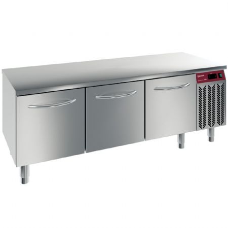Soubassement réfrigéré 3 tiroirs GN 1/2 + 1/3 positif 1600x600x570/610 mm - Diamond - N65/R316G-9H