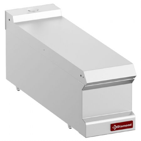 Élément neutre ligne de cuisson 700 compensation -Top en acier inox AISI 304 200x700x250/320 mm - Diamond - N7/P2T-N