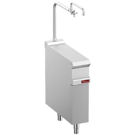 Élément neutre ligne de cuisson 700 avec colonne d'eau en inox 200x700x850 mm - Diamond - N7/PCF2-W
