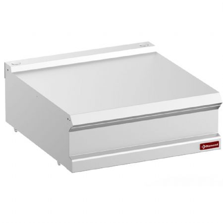 Élément neutre ligne de cuisson 700 module 1/1 avec top en acier inoxydable AISI 304 700x700x250/320 mm - Diamond - N7/PT7T-N