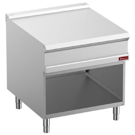 Élément neutre ligne de cuisson 900 module 1/1 armoire ouverte en inox 800x900x850/920 mm - Diamond - N9/PTA8-N