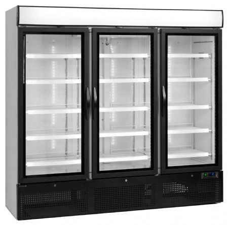 Réfrigérateur vitré 3 portes vitrées Blanche positive - Tefcold - NC7500G