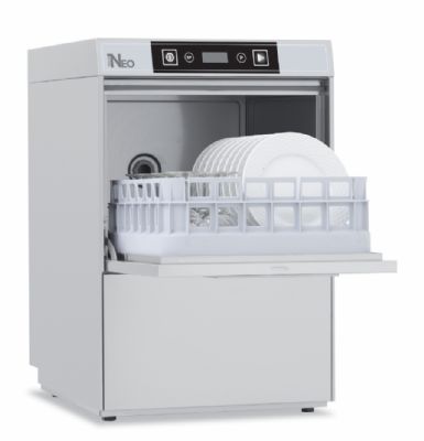 Lave-verres 8 litres panier 400 x 400 mm avec adoucisseur d’eau intégré Lave-verres 8 litres panier 400 x 400 mm avec adoucisseur d’eau intégré